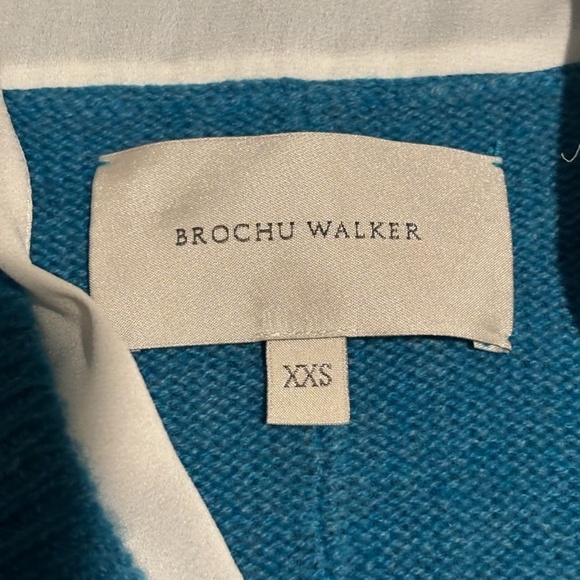 Brochu Walker Women's Looker Layered V-Neck in Laguna Blue - Picture 5 of 6